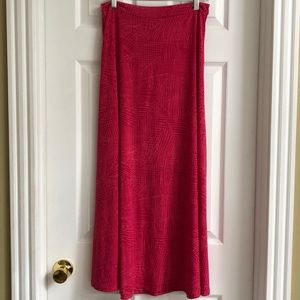 LuLaRoe Size XS Pink Maxi Skirt